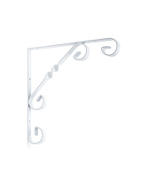 Кронштейн декоративный, белый 200x200мм (шт)