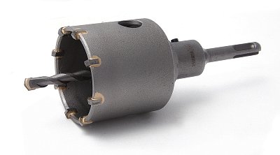 Коронка по бетону, d80мм, глуб. 70мм, М22, твердосплавная KERN (шт)