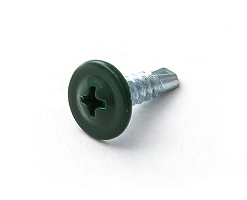Саморез с п/ш SPS, сверло 4,2x16 RAL6005 (упак/10000шт)