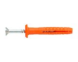 Дюбель-гвоздь GL, 6x40 гриб, п/п, оранж. ЕКТ (упак/2.600шт)