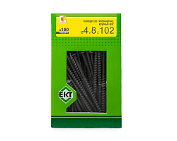 Саморез по ГК 4.8х102 крупный шаг (к дереву), фосфат., в коробке с окном, ЕКТ (упак/150шт)