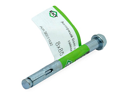 Анкерный болт с гайкой   8х  85 (с этик./1шт)