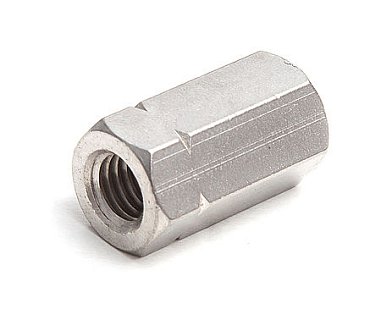 Гайка удлиняющая HCN М12х36, DIN6334, НЕРЖ. СТАЛЬ (упак/50шт)