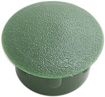Заглушка декоративная под отверстие D10, зеленая (упак/20шт)