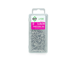 Саморез универсальный SU-S, 3.0x30 , нерж. сталь (упак/100шт)