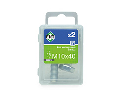 Болт шестигранный 10х 40, цинк, прочн. 8.8 DIN 933 (упак/2шт)