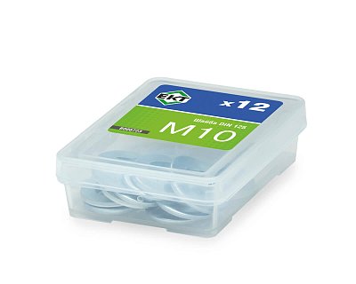 Шайба М10, цинк, DIN125 (упак/12шт)