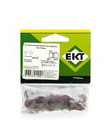 Заглушка декоративная под отверстие D12, бордо (пакет/20шт)