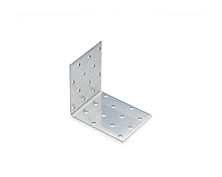 Уголок крепежный равносторонний 80x80x60x2,0 мм KUR-80-60 (упак/100шт)