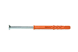 Рамный дюбель с пот/борт., шуруп потай TX, 10x100 RD-X, НЕЙЛОН ЕКТ (упак/25шт)