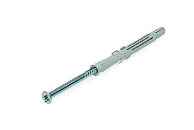Рамный дюбель, шуруп с потайной гол. Pz T88/V 10x115, НЕЙЛОН ELEMATIC (упак/50шт)