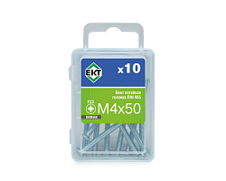 Винт 4х50 пот. гол. POZI, цинк, DIN 965 (упак/10шт)