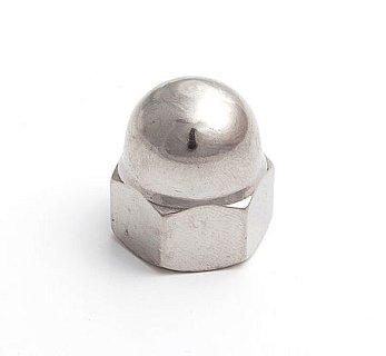 Гайка колпачковая М10, DIN1587, НЕРЖ. СТАЛЬ (упак/5шт)