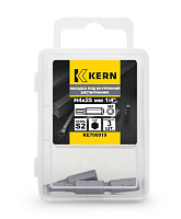 Насадка под внутренний шестигранник H4х25мм 1/4" S2 в боксе KERN (упак/3шт)