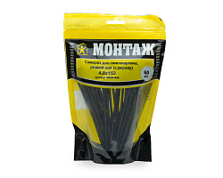 Саморез для гипсокартона 4.8x152, редкий шаг (к дереву), фосфат, дой-пак L, МОНТАЖ (пакет/60шт)