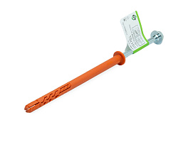 Рамный дюбель с шурупом RD-H 10х160 цилиндр.НЕЙЛОН. ЕКТ (с этик./1шт.)