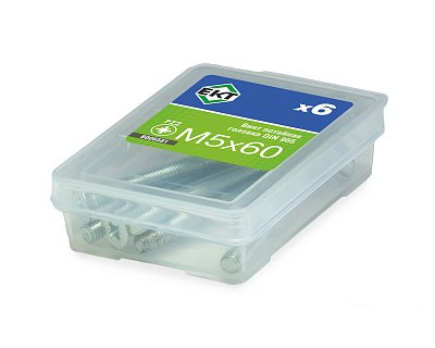 Винт 5х 60 пот. гол. POZI, цинк, DIN 965 (упак/6шт)