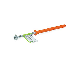 Рамный дюбель с шурупом RD-H 10x120 цилиндр, НЕЙЛОН, ЕКТ (с этик./1шт)