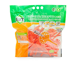 Дюбель тарельчатый 10х160 со стальным гвоздем с термоголовкой DTI-10, ЕКТ (пакет/50шт)