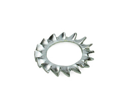 Шайба стопорная, с наружными зубьями M14, DIN6798A, нерж. сталь А4 (упак/20шт)