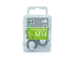 Гайка шестигранная М14, DIN934, НЕРЖ. СТАЛЬ, ЕКТ (упак/4шт)