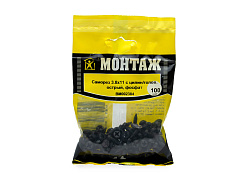 Саморез с цилиндрической головкой SCO, 3,8х11 острый, фосфат (упак/100шт)