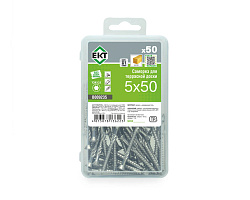 Саморез для террасной доски TORX25 5.0x50, нерж.сталь (упак/50шт)