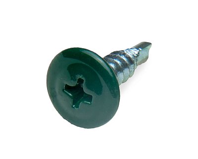 Саморез с п/ш SPS, сверло 4,2x16 RAL6005 (упак/500шт)