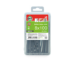 Дюбель-гвоздь GL, 8x100 потай, п/п, ЕКТ (пласт.конт./8шт)