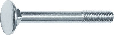 Болт мебельный 6х40, цинк, прочн. 4.8 DIN 603 (пакет/10шт)