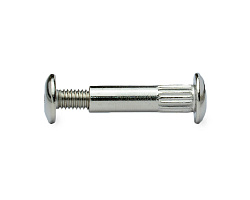 Мебельный винт-стяжка 4х30 (гайка М4х30, винт М4х15), цинк (упак/2.500шт)