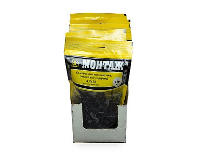 Саморез для гипсокартона 4.2x76, редкий шаг (к дереву), фосфат, дой-пак L, МОНТАЖ (пакет/110шт)