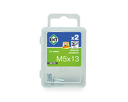 Заклепка резьб. M5x13.0/0525, цинк.,цил.борт (упак/2шт)