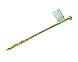Саморез конструкционный по дереву TORX40 8.0x260, потай, желт. цинк (с этик./1шт)