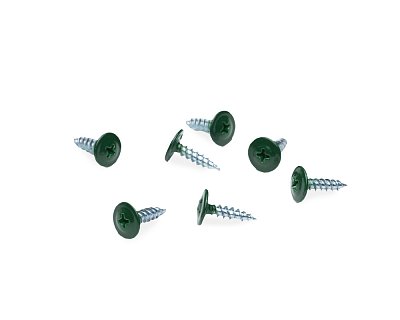 Саморез с п/ш SPO, острый 4.2х16 RAL6005 (упак/500шт)