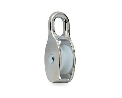 Блок одинарный PULLEY ZP 65 мм, с нейлоновым колесом (с этик./1шт)