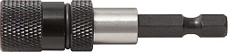 Держатель насадок (1/4")x60мм 1/4" магнитный с фиксатором, CrV GERAL (упак/1шт)