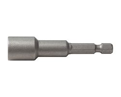 Насадка шестигранная магнитная 6х65мм 1/4" CrV KERN (упак/100шт)