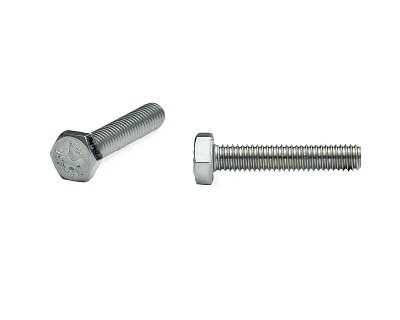 Болт с шестигранной головкой M6х30, DIN933, НЕРЖ. СТАЛЬ (упак/20шт)