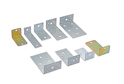Крепежный уголок оцинкованный ассиметричный 50x150x90x1,5 мм KUAS-90x1,5 (упак/4шт)