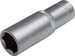 Головка сменная 1/2" 10мм, 6-гранная, удлиненная, CrV KERN (шт)