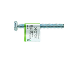 Болт с шестигранной головкой М10х90/90, DIN933 (ГОСТ 7798-70), прочн. 8.8, цинк, ЕКТ (с этик./1шт)