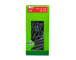 Дюбель-гвоздь GL, 8x45 цилиндр, п/п, ЕКТ (кор. с окном/100шт)