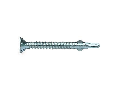 Саморез с крыльчаткой SKR, 4,8х45, сверло, цинк (упак/250шт)