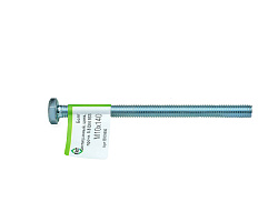 Болт с шестигранной головкой М10х140, DIN933, прочн. 8.8, цинк, ЕКТ (с этик./1шт)