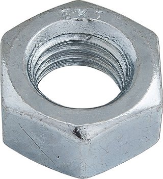 Гайка М10, DIN934, прочн. 6, цинк МОНТАЖ (упак/150шт)
