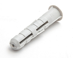 Дюбель распорный 14х70 KSD S с бортом, НЕЙЛОН KEW (упак/50шт)