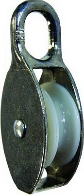 Блок одинарный PULLEY ZP 65 мм, с нейлоновым колесом (с этик./1шт)
