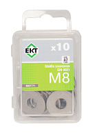 Шайба усиленная М8, DIN9021, НЕРЖ. СТАЛЬ, ЕКТ (упак/10шт)