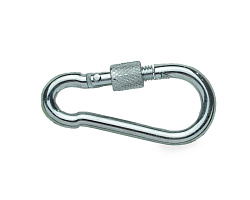 Карабин M9, DIN 5299D, с фиксатором, ЕКТ (с этик./1шт)